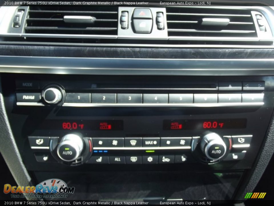 Controls of 2010 BMW 7 Series 750Li xDrive Sedan Photo #27