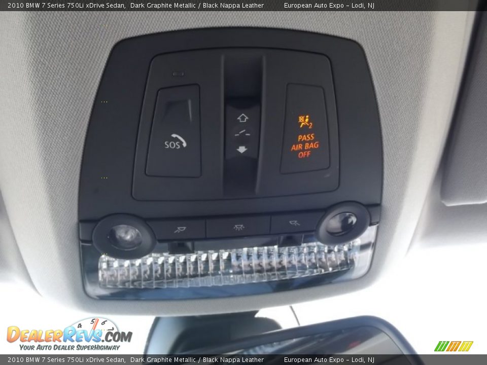Controls of 2010 BMW 7 Series 750Li xDrive Sedan Photo #30
