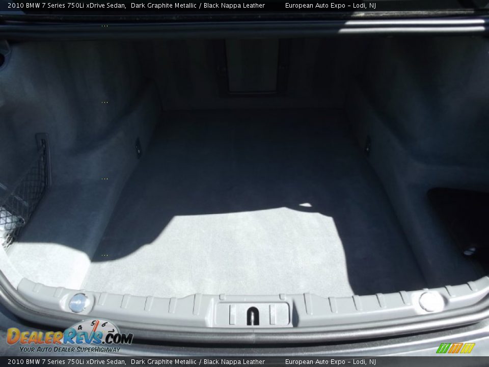 2010 BMW 7 Series 750Li xDrive Sedan Dark Graphite Metallic / Black Nappa Leather Photo #32