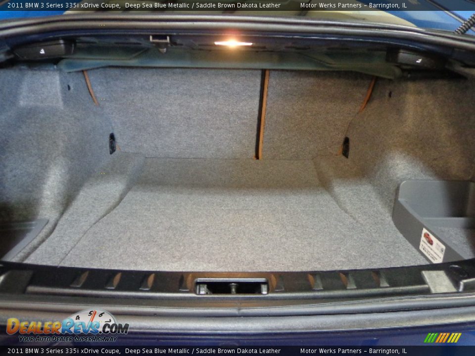 2011 BMW 3 Series 335i xDrive Coupe Deep Sea Blue Metallic / Saddle Brown Dakota Leather Photo #12