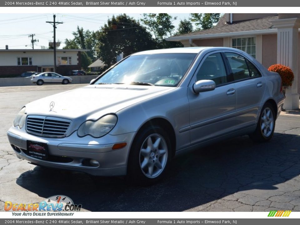 2004 Mercedes-Benz C 240 4Matic Sedan Brilliant Silver Metallic / Ash Grey Photo #3