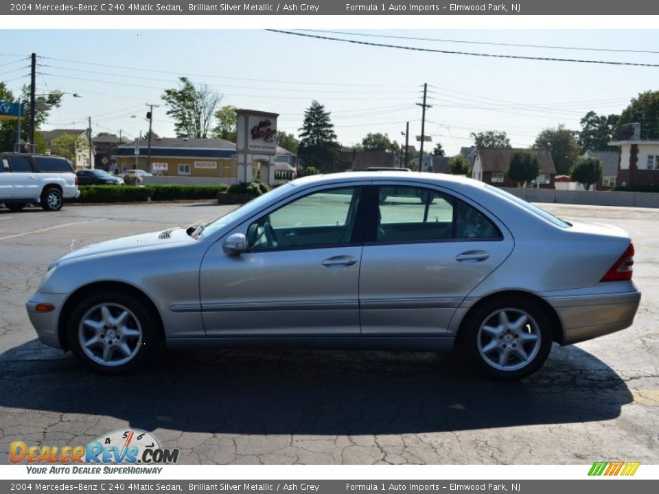2004 Mercedes-Benz C 240 4Matic Sedan Brilliant Silver Metallic / Ash Grey Photo #4
