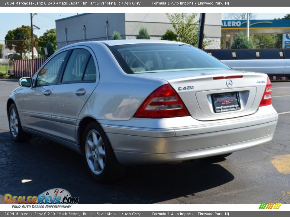 2004 Mercedes-Benz C 240 4Matic Sedan Brilliant Silver Metallic / Ash Grey Photo #5