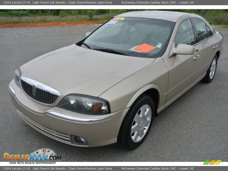 2004 Lincoln LS V6 Light French Silk Metallic / Dark Stone/Medium Light Stone Photo #1