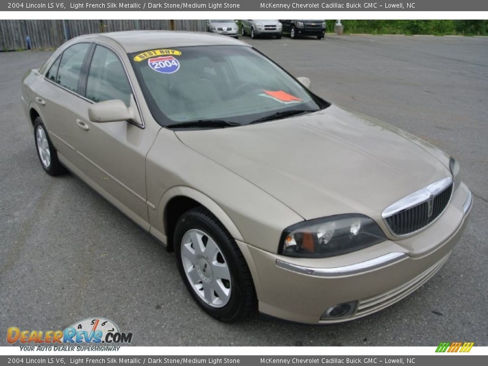 2004 Lincoln LS V6 Light French Silk Metallic / Dark Stone/Medium Light Stone Photo #2