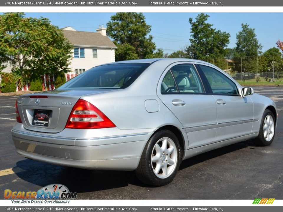 2004 Mercedes-Benz C 240 4Matic Sedan Brilliant Silver Metallic / Ash Grey Photo #7