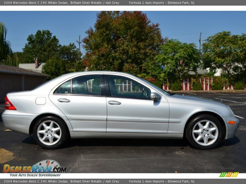 2004 Mercedes-Benz C 240 4Matic Sedan Brilliant Silver Metallic / Ash Grey Photo #8