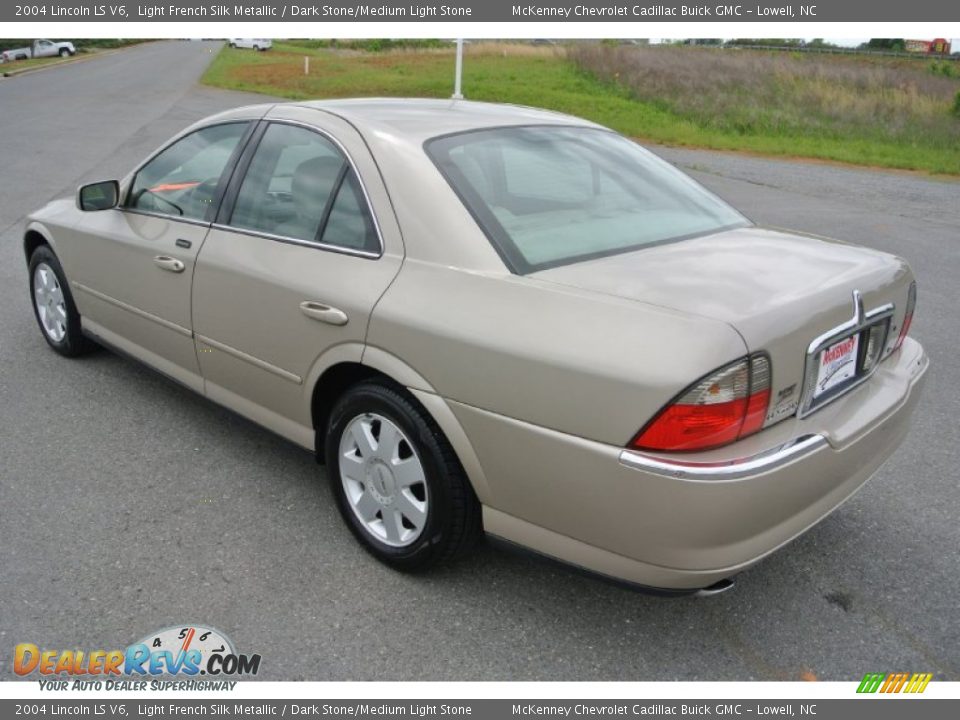 2004 Lincoln LS V6 Light French Silk Metallic / Dark Stone/Medium Light Stone Photo #4