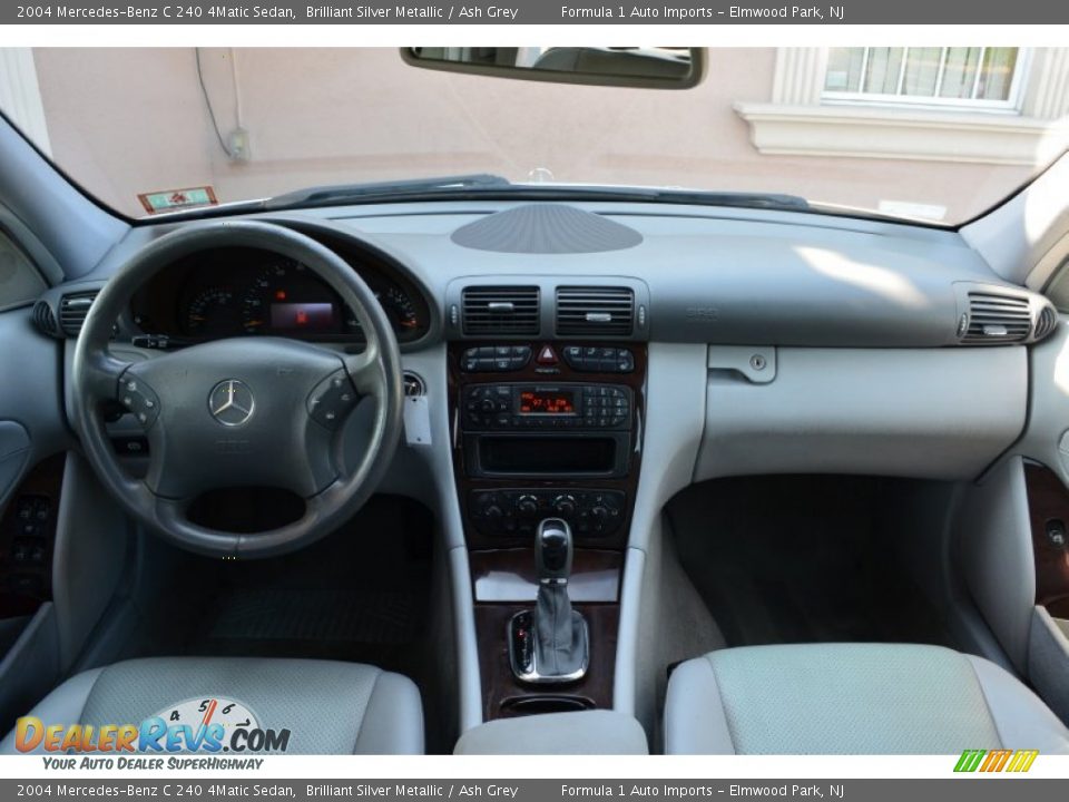 2004 Mercedes-Benz C 240 4Matic Sedan Brilliant Silver Metallic / Ash Grey Photo #9