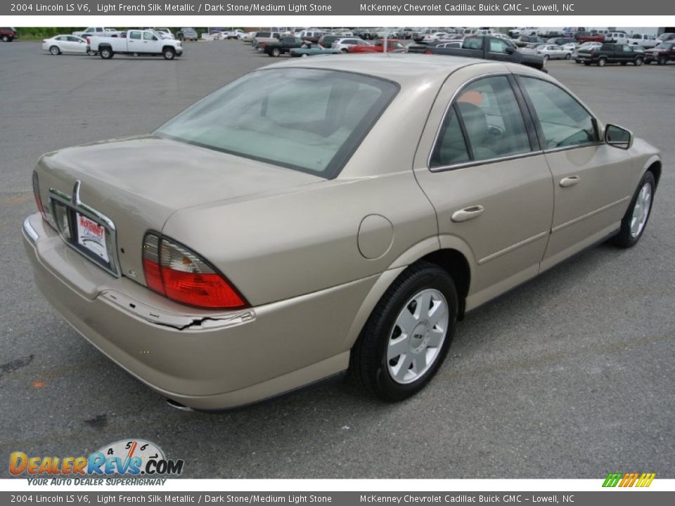 2004 Lincoln LS V6 Light French Silk Metallic / Dark Stone/Medium Light Stone Photo #5