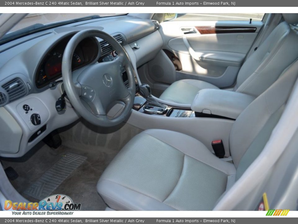2004 Mercedes-Benz C 240 4Matic Sedan Brilliant Silver Metallic / Ash Grey Photo #10