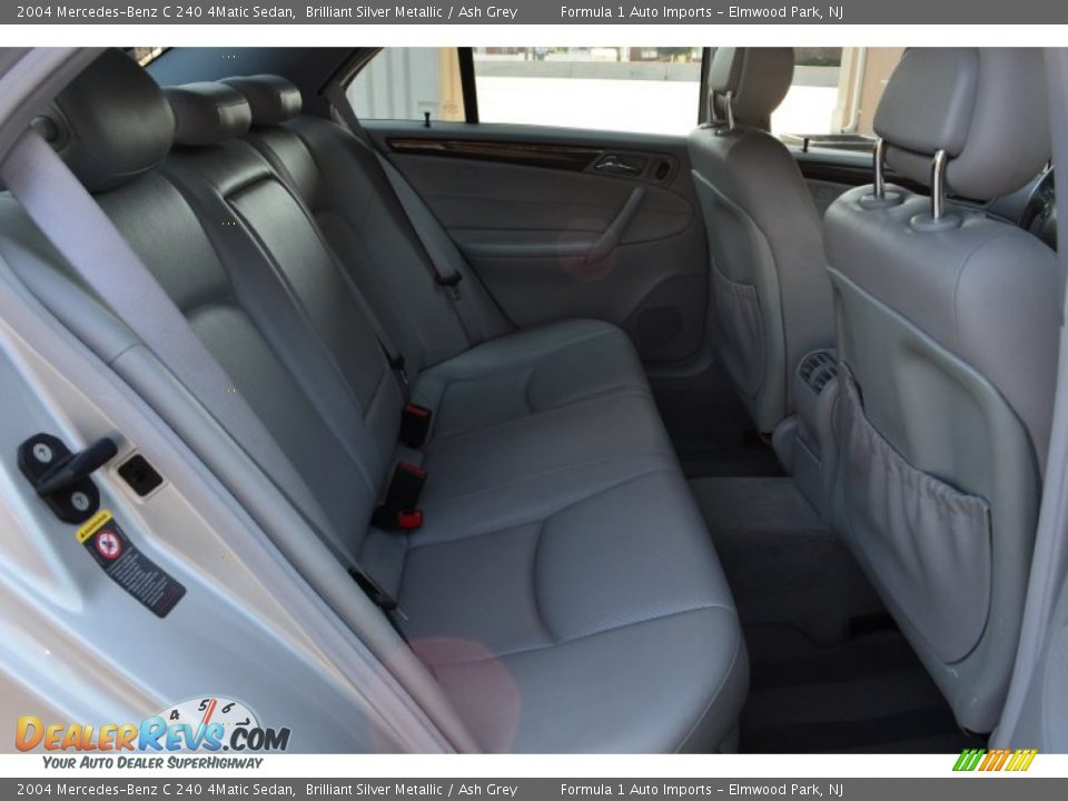 2004 Mercedes-Benz C 240 4Matic Sedan Brilliant Silver Metallic / Ash Grey Photo #12