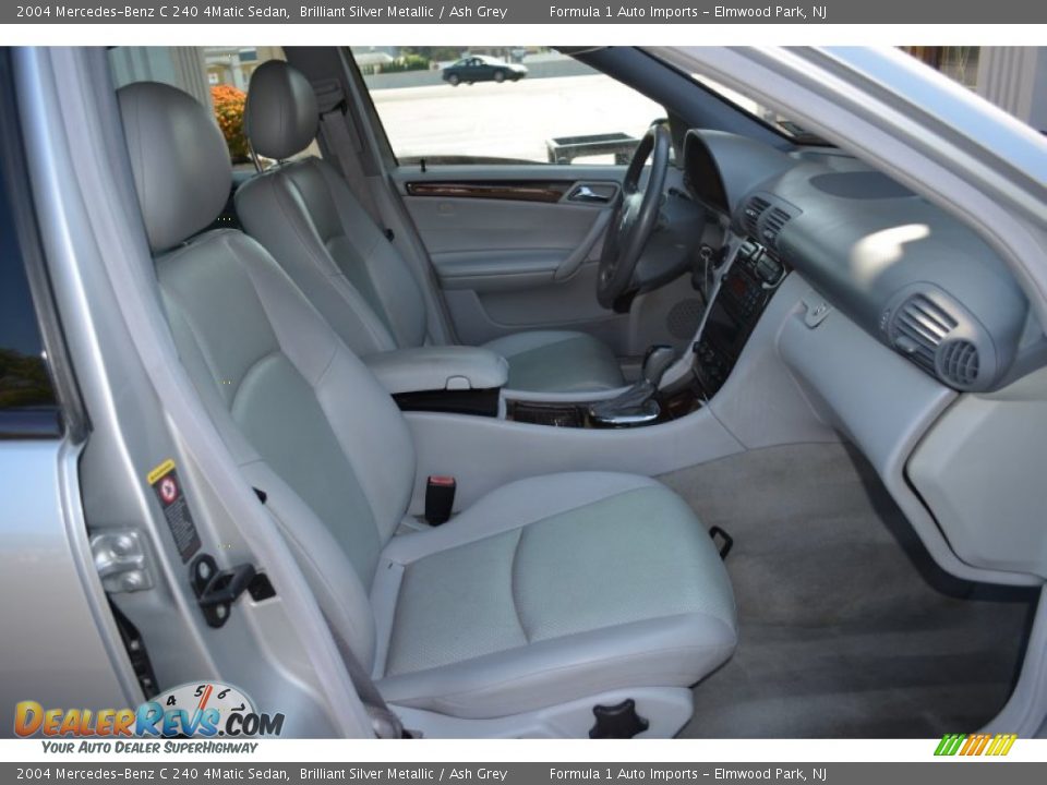 2004 Mercedes-Benz C 240 4Matic Sedan Brilliant Silver Metallic / Ash Grey Photo #13