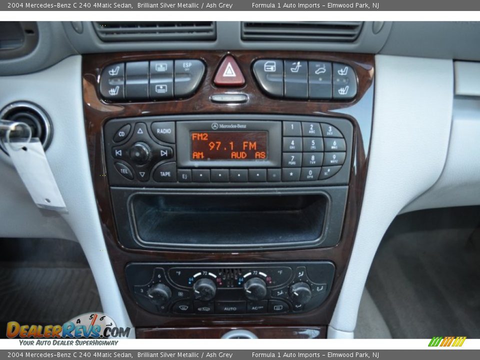 2004 Mercedes-Benz C 240 4Matic Sedan Brilliant Silver Metallic / Ash Grey Photo #14