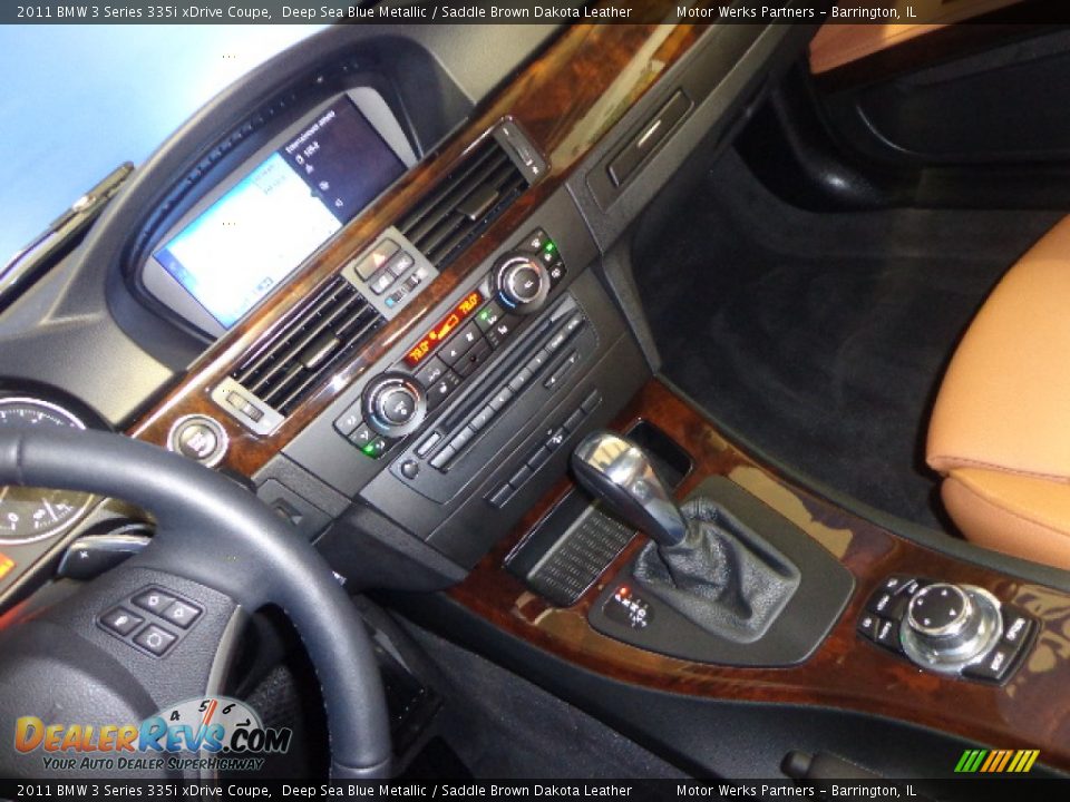 2011 BMW 3 Series 335i xDrive Coupe Deep Sea Blue Metallic / Saddle Brown Dakota Leather Photo #25