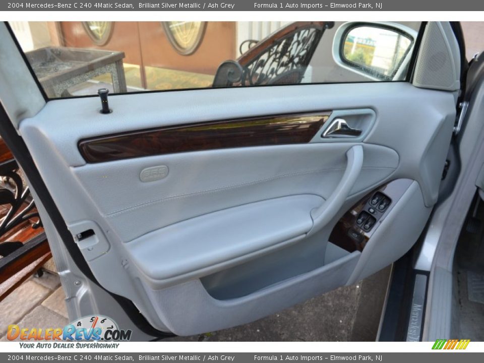 2004 Mercedes-Benz C 240 4Matic Sedan Brilliant Silver Metallic / Ash Grey Photo #16