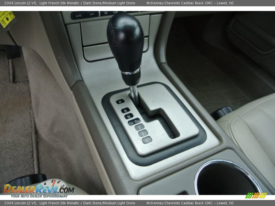 2004 Lincoln LS V6 Light French Silk Metallic / Dark Stone/Medium Light Stone Photo #12