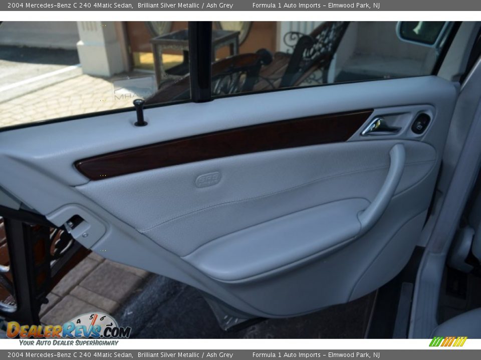 2004 Mercedes-Benz C 240 4Matic Sedan Brilliant Silver Metallic / Ash Grey Photo #17