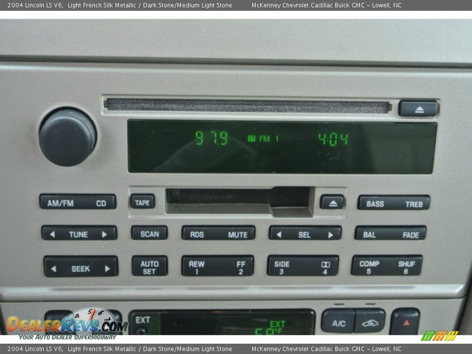 2004 Lincoln LS V6 Light French Silk Metallic / Dark Stone/Medium Light Stone Photo #14