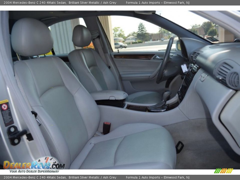 2004 Mercedes-Benz C 240 4Matic Sedan Brilliant Silver Metallic / Ash Grey Photo #20
