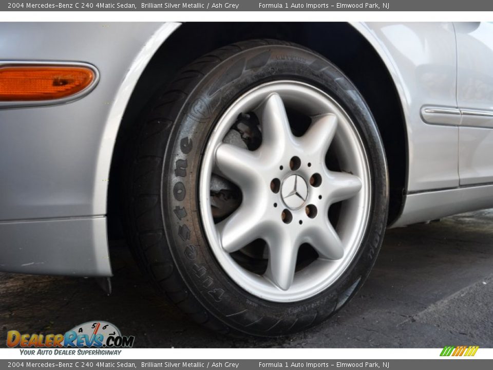 2004 Mercedes-Benz C 240 4Matic Sedan Brilliant Silver Metallic / Ash Grey Photo #23