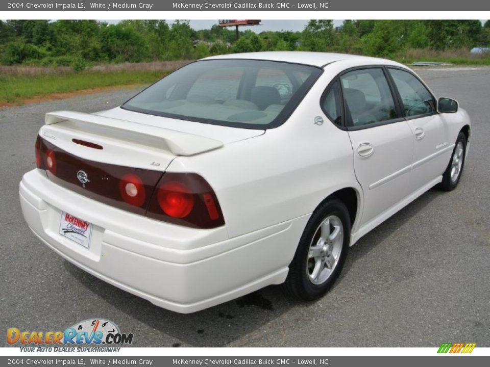 2004 Chevrolet Impala LS White / Medium Gray Photo #5