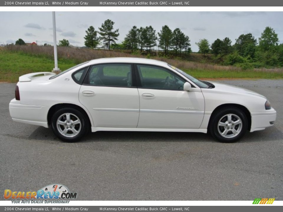 2004 Chevrolet Impala LS White / Medium Gray Photo #6