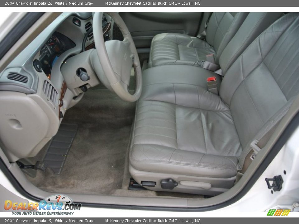 Medium Gray Interior - 2004 Chevrolet Impala LS Photo #8