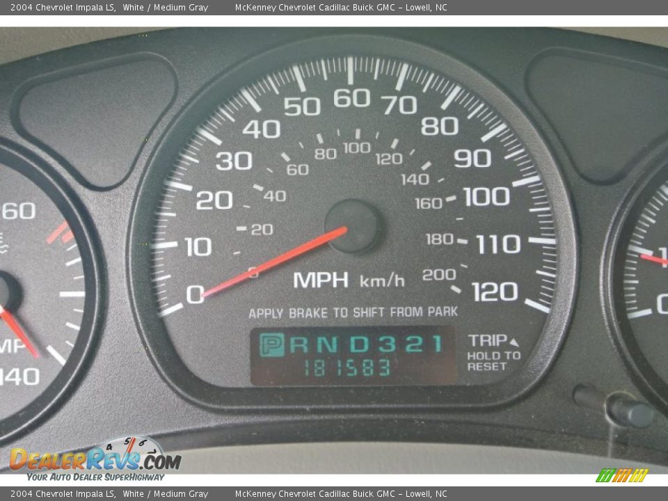 2004 Chevrolet Impala LS White / Medium Gray Photo #14