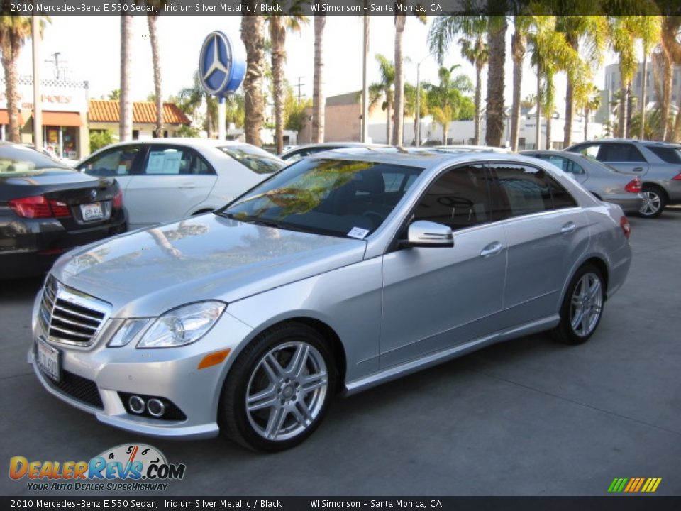 2010 Mercedes-Benz E 550 Sedan Iridium Silver Metallic / Black Photo #5