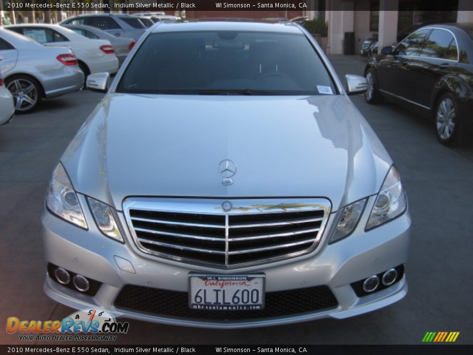 2010 Mercedes-Benz E 550 Sedan Iridium Silver Metallic / Black Photo #6