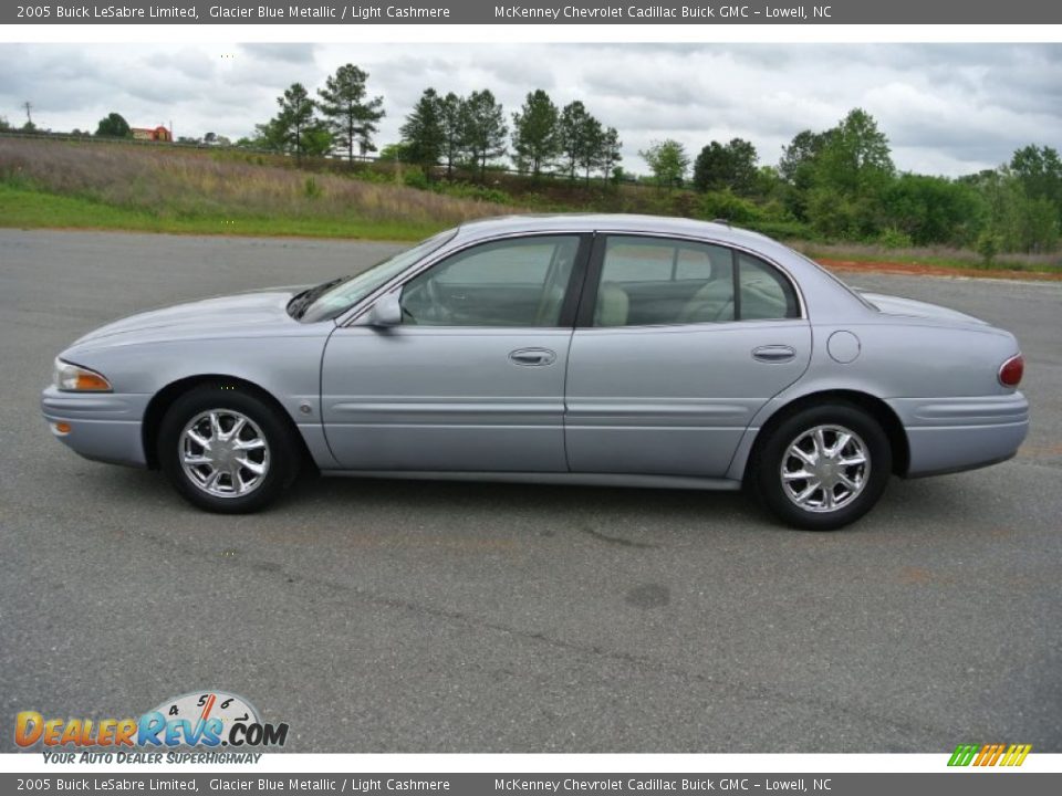 2005 Buick LeSabre Limited Glacier Blue Metallic / Light Cashmere Photo #6