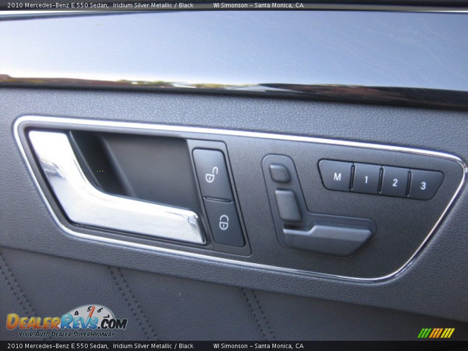 2010 Mercedes-Benz E 550 Sedan Iridium Silver Metallic / Black Photo #7