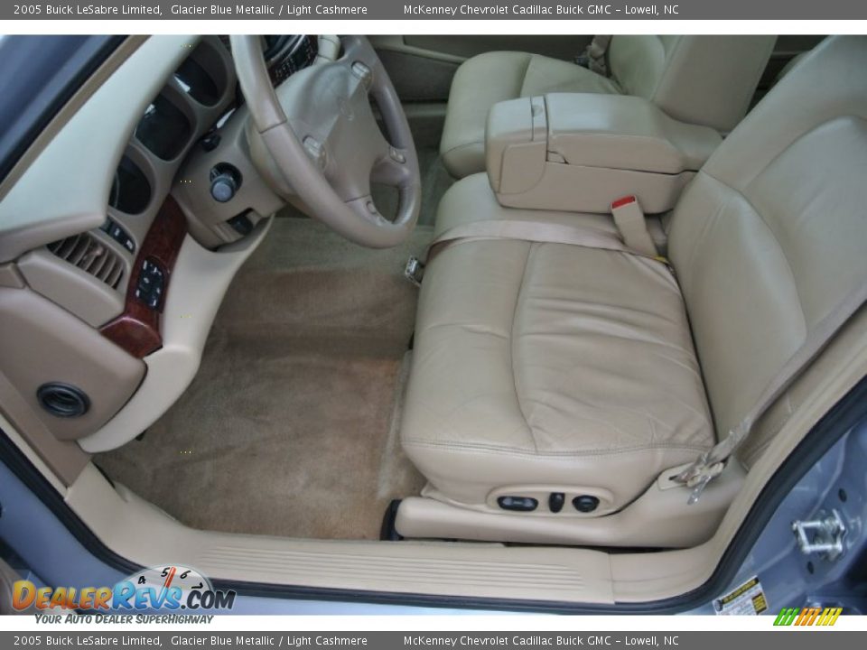 2005 Buick LeSabre Limited Glacier Blue Metallic / Light Cashmere Photo #8