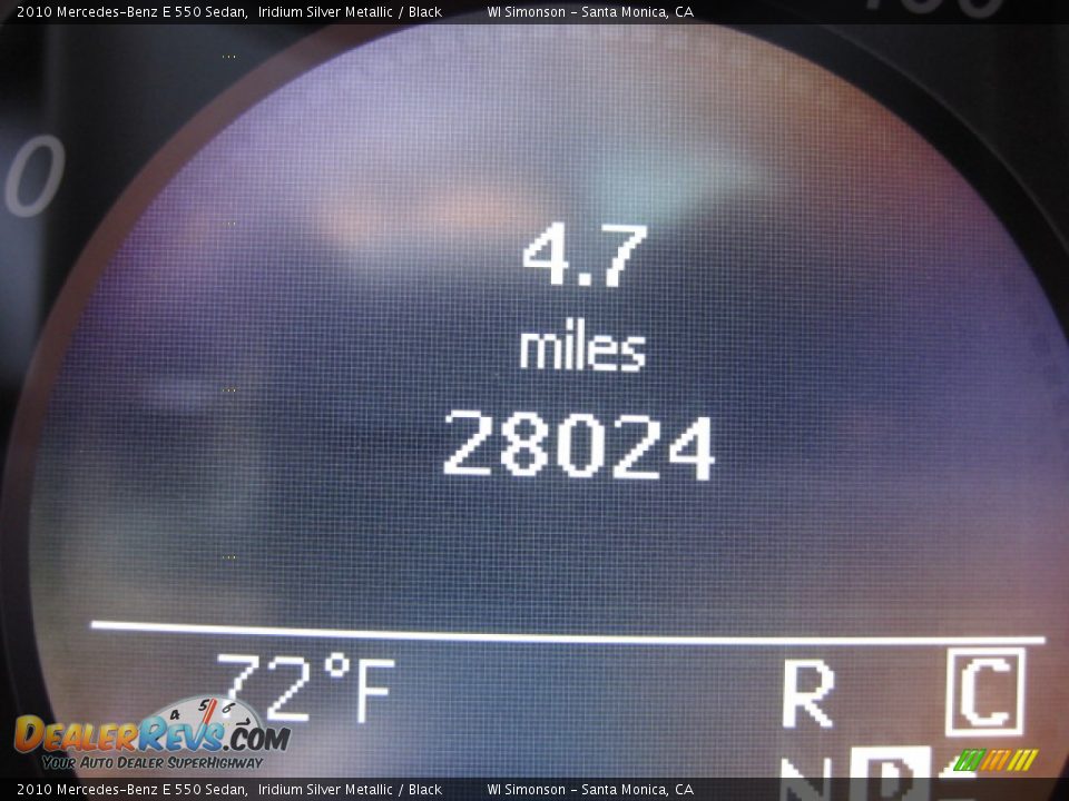 2010 Mercedes-Benz E 550 Sedan Iridium Silver Metallic / Black Photo #10