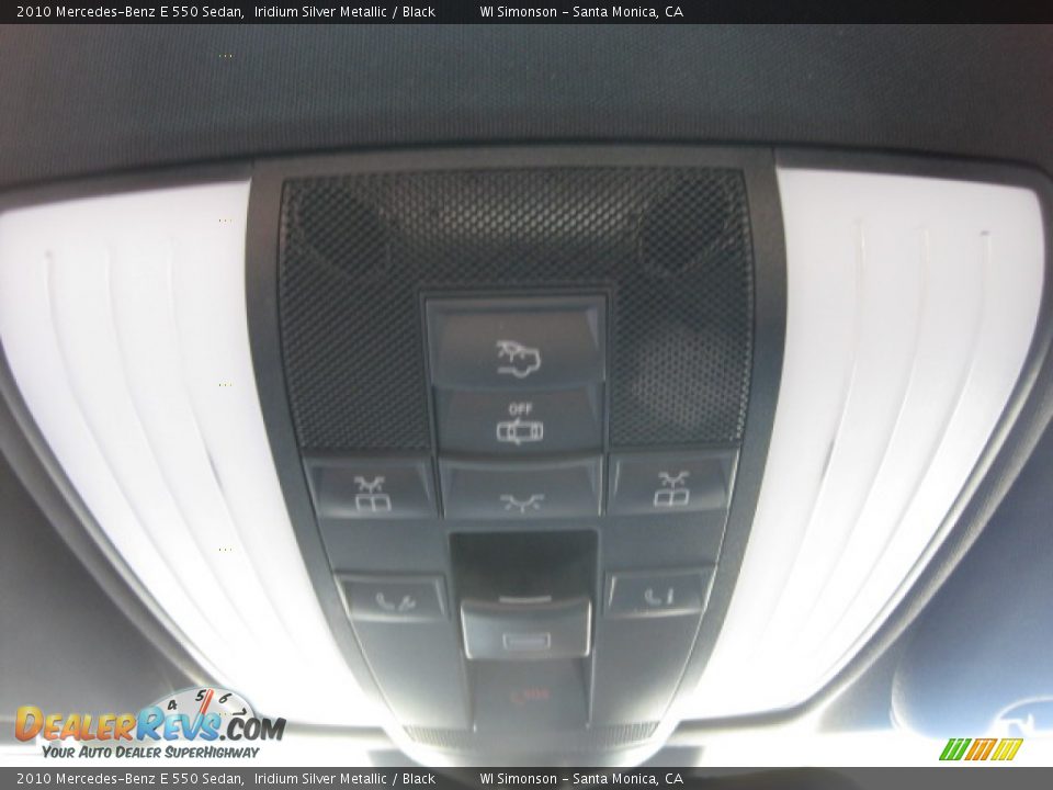 2010 Mercedes-Benz E 550 Sedan Iridium Silver Metallic / Black Photo #18