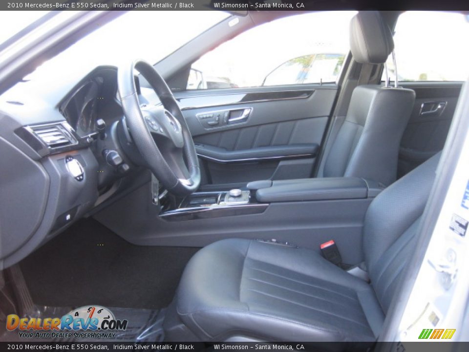 2010 Mercedes-Benz E 550 Sedan Iridium Silver Metallic / Black Photo #19
