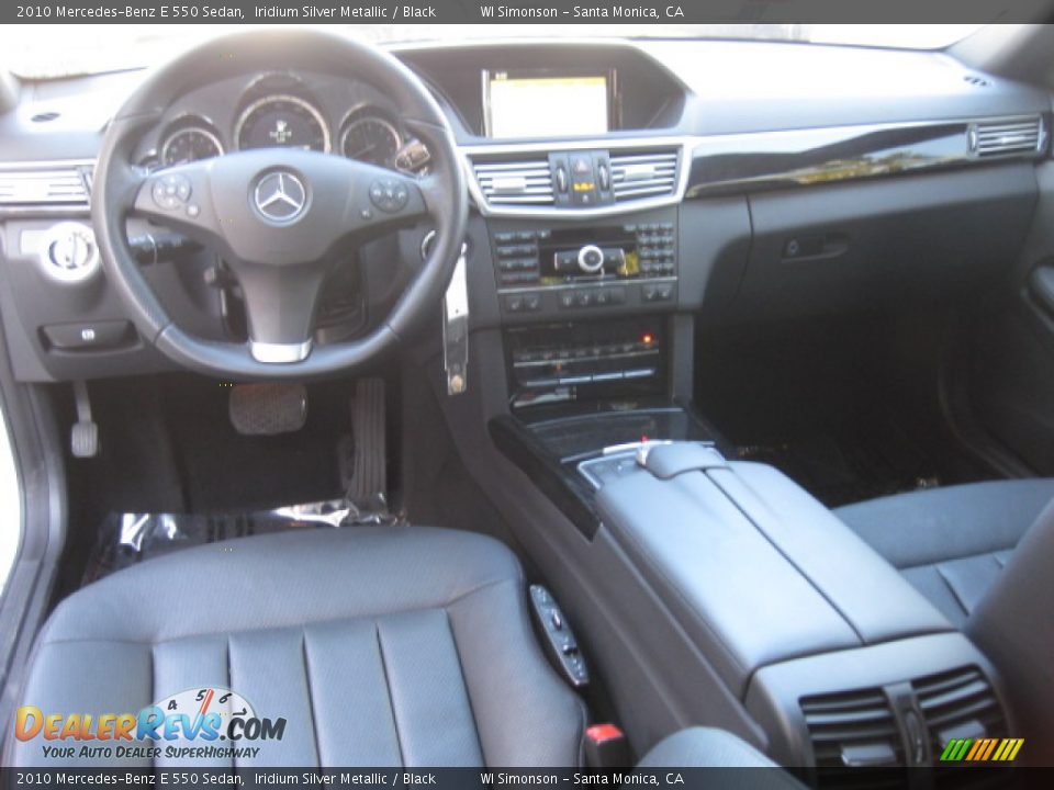 2010 Mercedes-Benz E 550 Sedan Iridium Silver Metallic / Black Photo #21