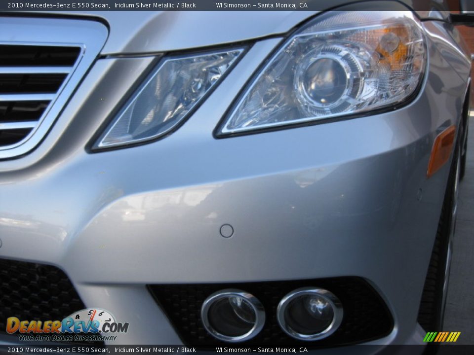 2010 Mercedes-Benz E 550 Sedan Iridium Silver Metallic / Black Photo #23