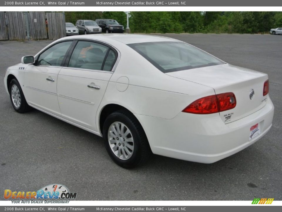 2008 Buick Lucerne CX White Opal / Titanium Photo #4