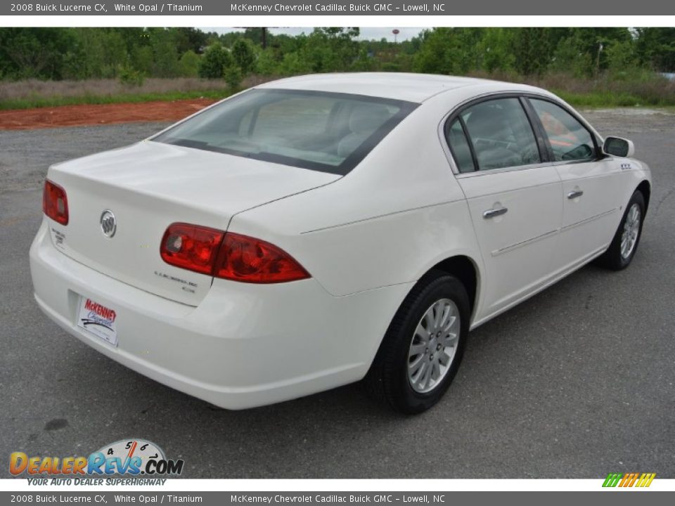 2008 Buick Lucerne CX White Opal / Titanium Photo #5