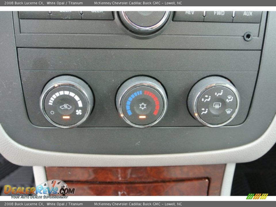 2008 Buick Lucerne CX White Opal / Titanium Photo #11