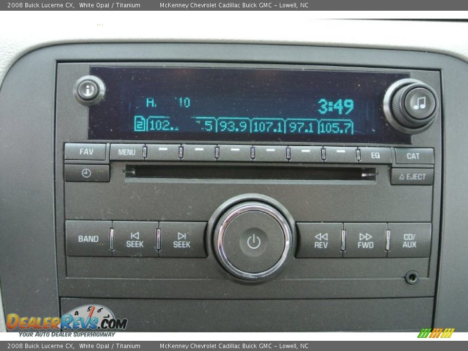 Audio System of 2008 Buick Lucerne CX Photo #12