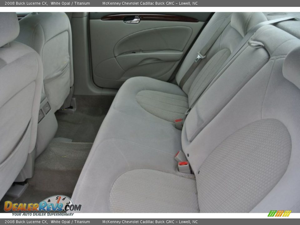 2008 Buick Lucerne CX White Opal / Titanium Photo #15