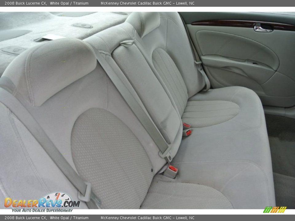 2008 Buick Lucerne CX White Opal / Titanium Photo #17