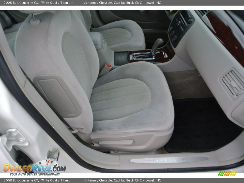 2008 Buick Lucerne CX White Opal / Titanium Photo #18