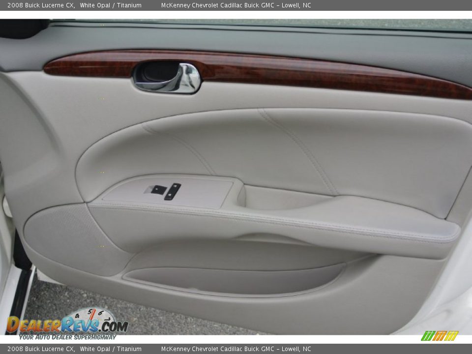 2008 Buick Lucerne CX White Opal / Titanium Photo #19