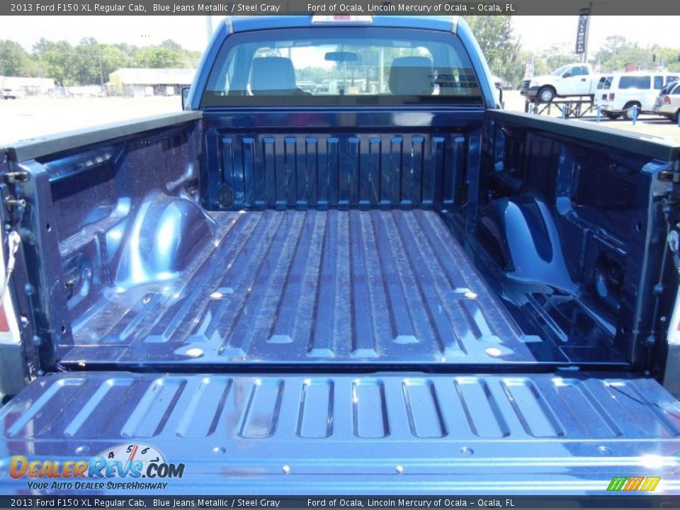 2013 Ford F150 XL Regular Cab Blue Jeans Metallic / Steel Gray Photo #4