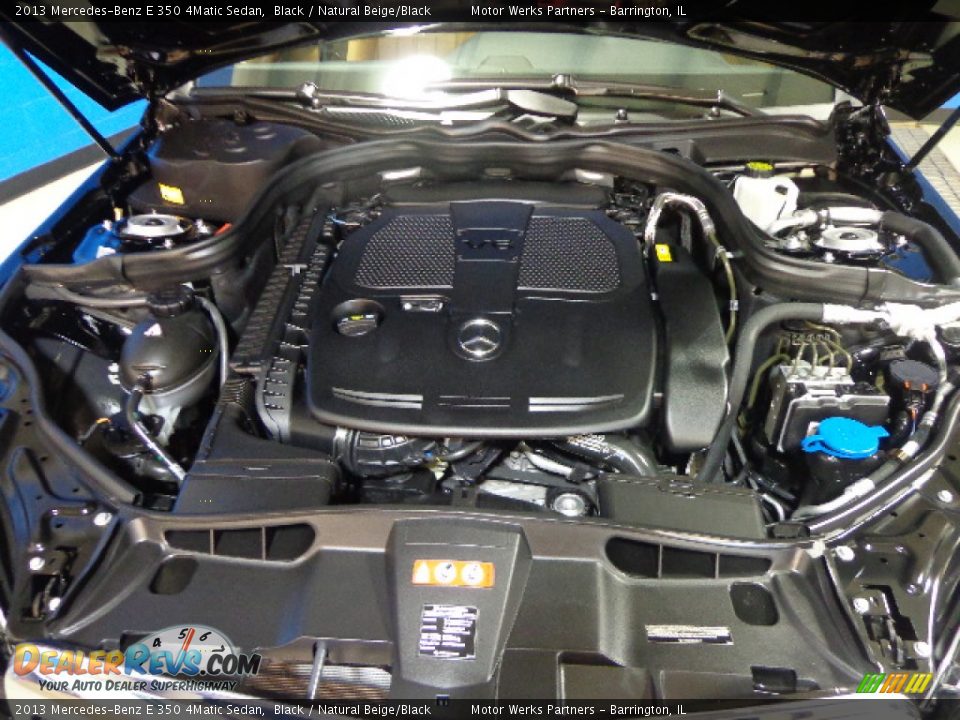 2013 Mercedes-Benz E 350 4Matic Sedan Black / Natural Beige/Black Photo #26