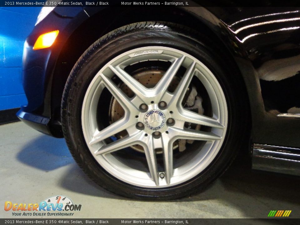 2013 Mercedes-Benz E 350 4Matic Sedan Black / Black Photo #13